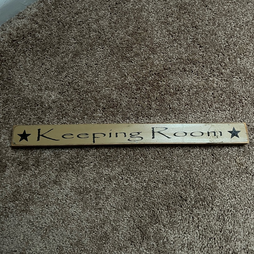 Keeping Room Country Decor Wall Wooden Sign Art